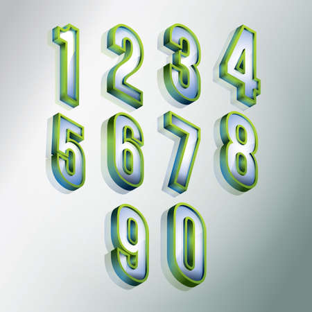 Isometric numbers collection