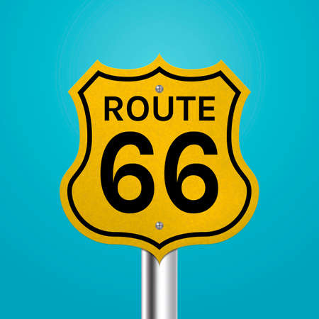 Route 66 signboard