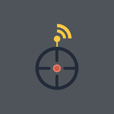crosshair with signal receiver