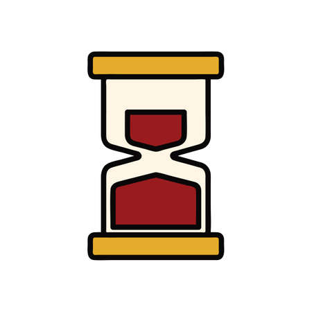 A hourglass Illustration.