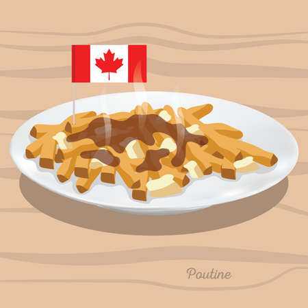 A poutine illustration.