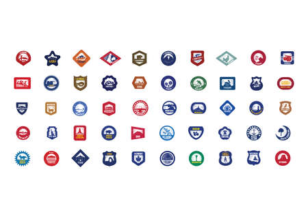 Collection of USA icons