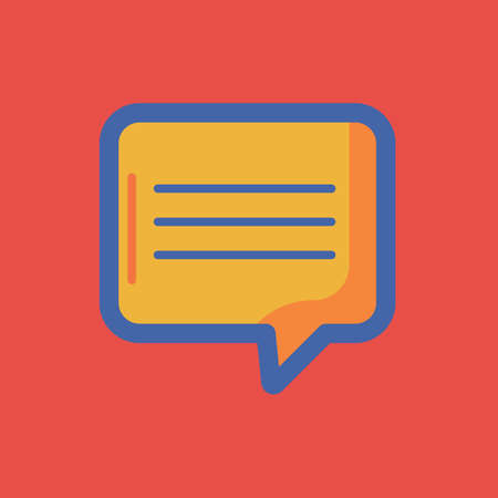 A chat icon illustration.