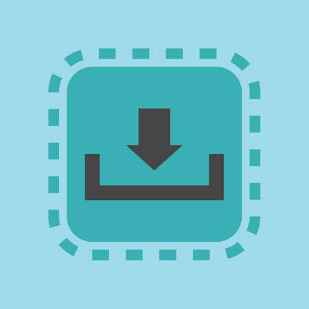A download icon illustration.