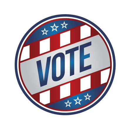 usa vote badge