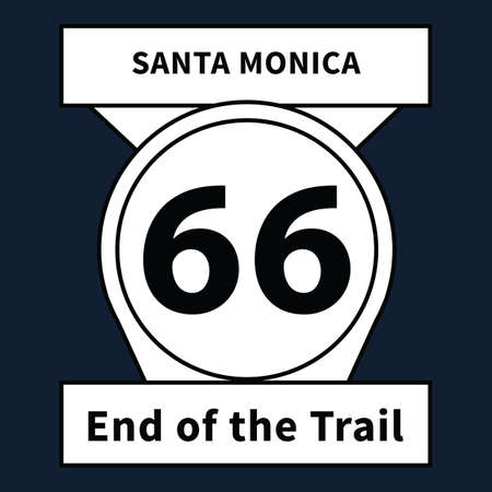 end of the trail road sign