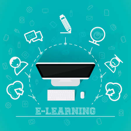 e-learning concept