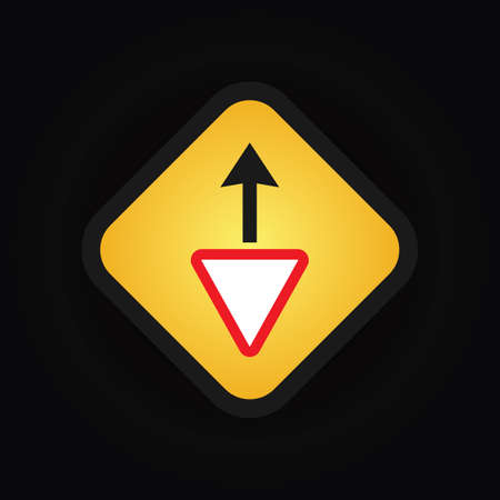 yield ahead sign