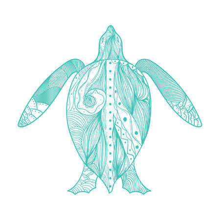 intricate tortoise design