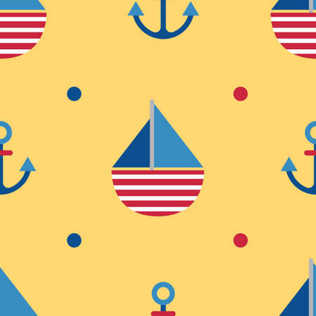 sail boat and anchor background