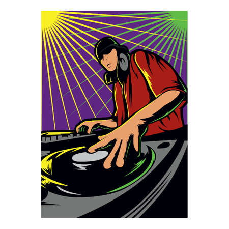 dj playing music