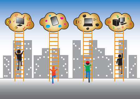 cloud computing concept