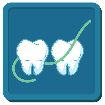 floss between teeth