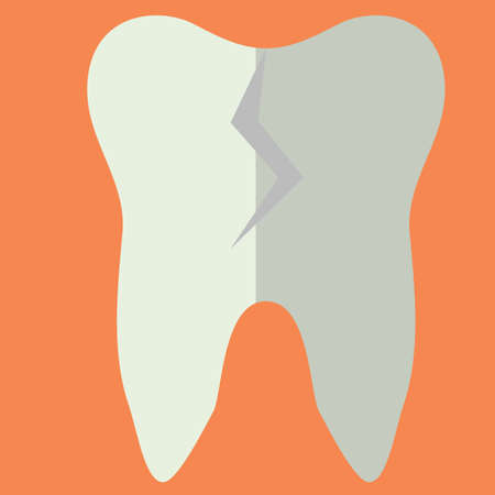tooth with lightning