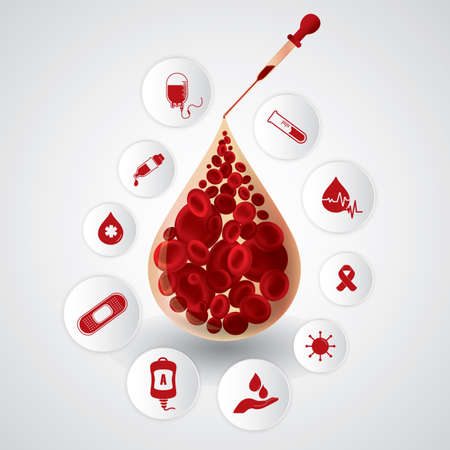 blood donation concept