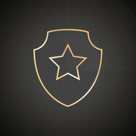 shield with star