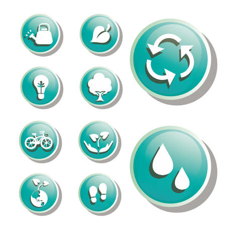 collection of environmental icons