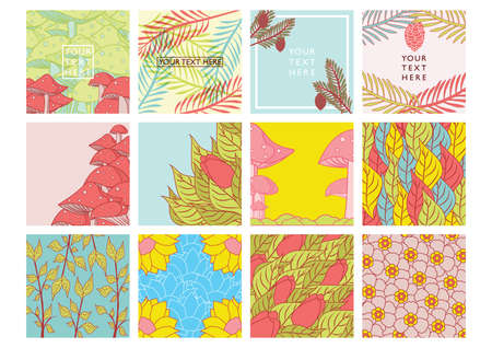 collection of nature backgrounds