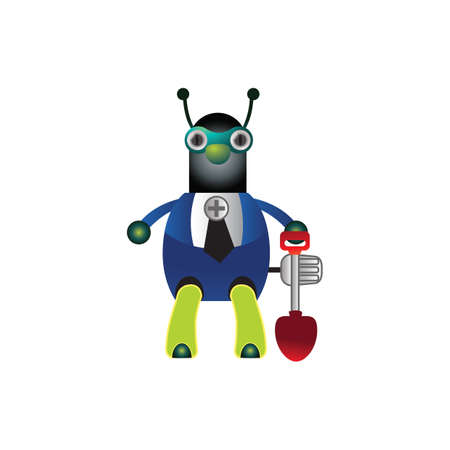 doctor ant with shovel