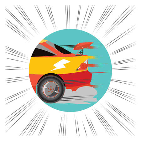 car in race