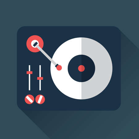 vinyl on turntable