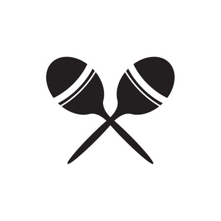 silhouette of maracas