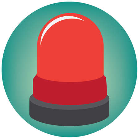 red ambulance light