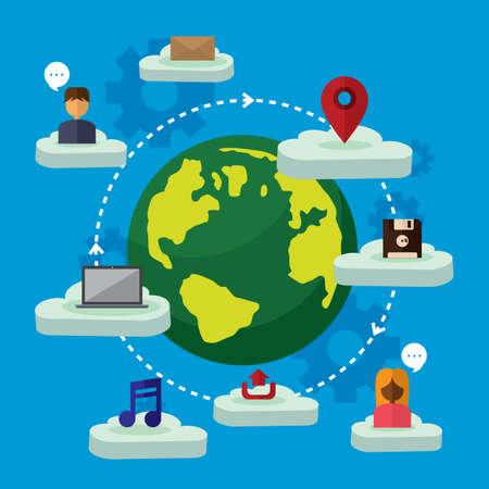 cloud computing concept
