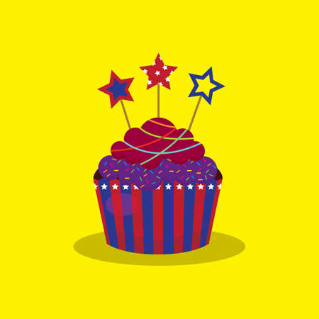 cupcake with star