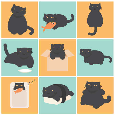 cat icon set