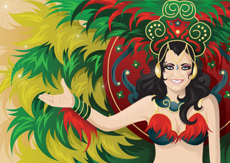 trinidad carnival dancer
