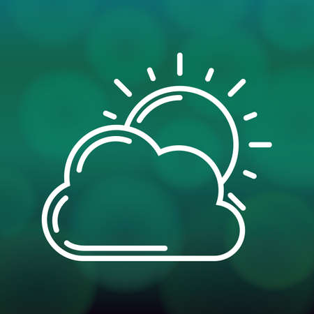 sun with cloud