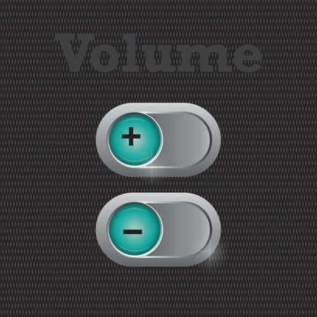 volume increase and decrease button