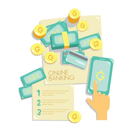 infographic of online banking