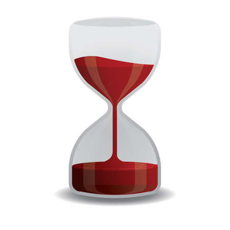 blood in hour glass