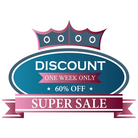super sale label