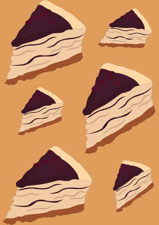 cake slices background