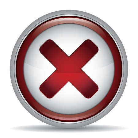 A cancel button illustration.