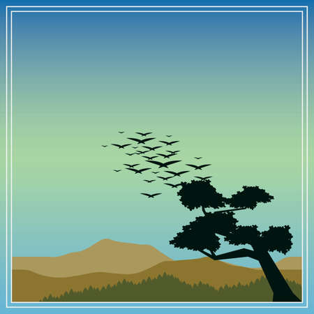 Landscape background design