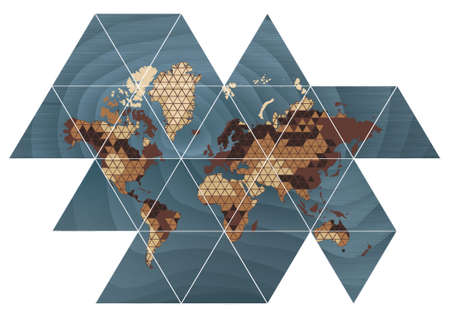 World map design