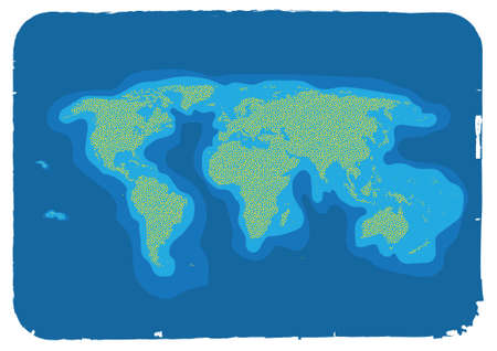 world map design