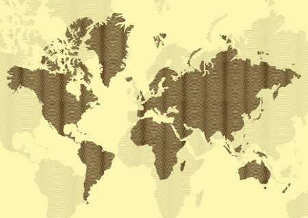 world map design