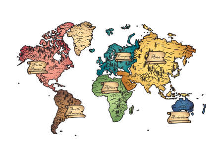world map design