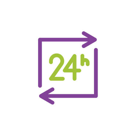 24 hours icon