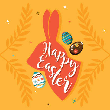 Happy easter design
