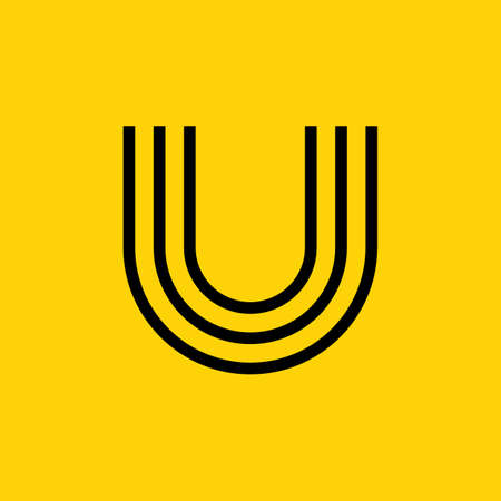 simple letter u