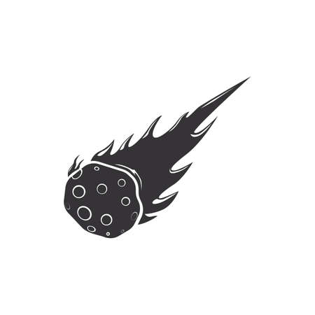 Falling meteorite