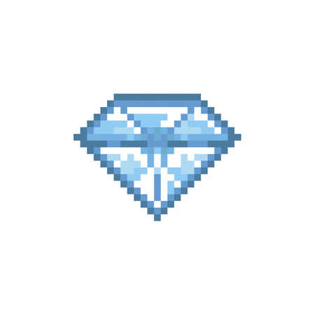 pixelated diamond