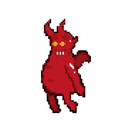 pixel art devil