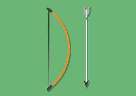 vectors of bow and arrow